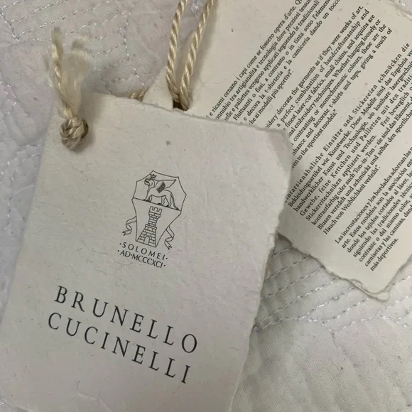 🔥🥰🔥🥰 Brunello Cucinelli one shoulder ivory gown size M - Picture 16 of 16